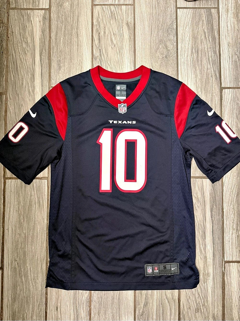 Nike Houston Texans DeAndre Hopkins #10 NFL On-Field Jersey Size Small